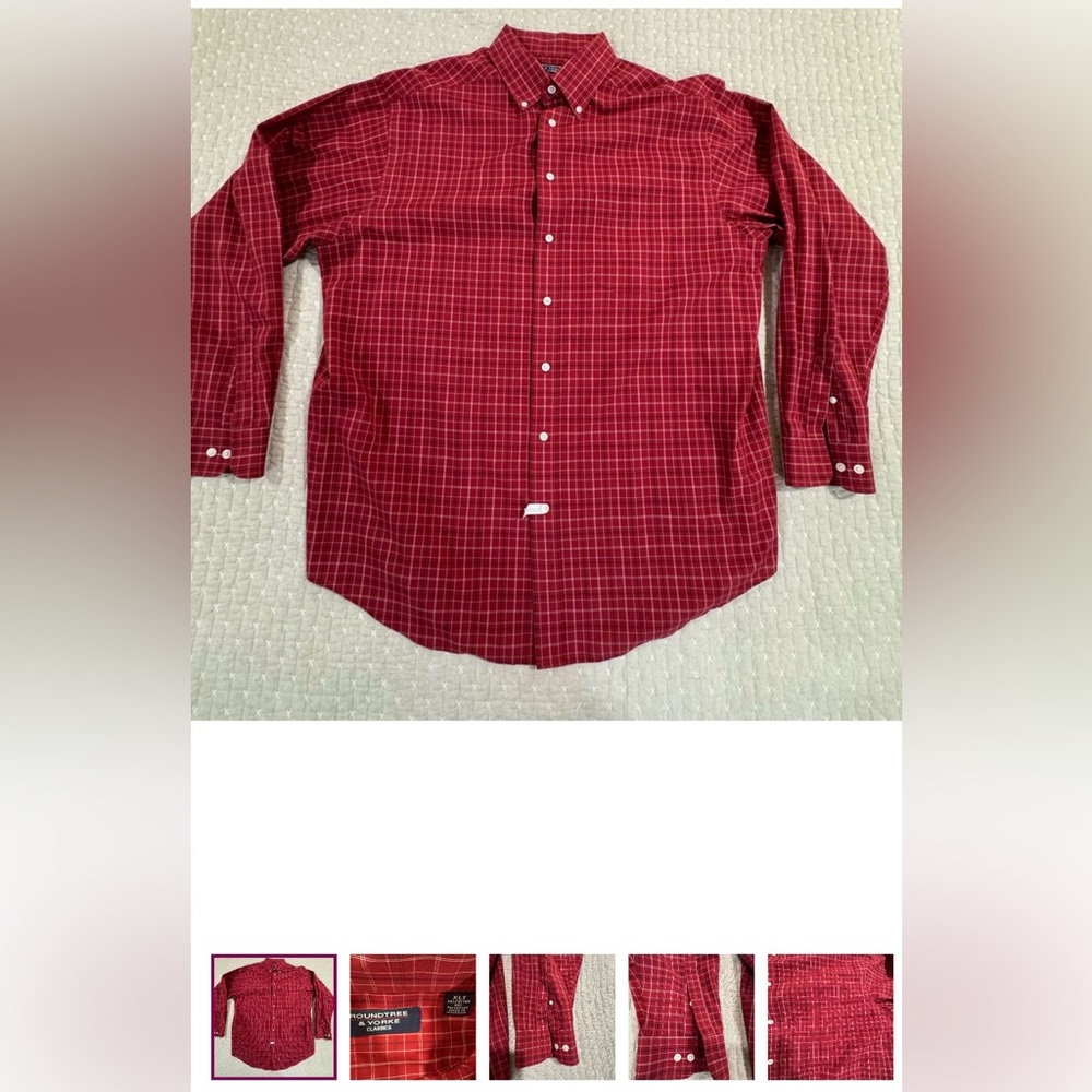 Men’s Plaid Button Down Bundle (4) XL/XXL Casual Lot (Ely Cattleman & more) - Picture 8 of 9